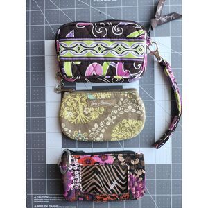 INVENTORY REDUCTION SALE. 3 Vera Bradley Wristlet/Coin-ID Case B37